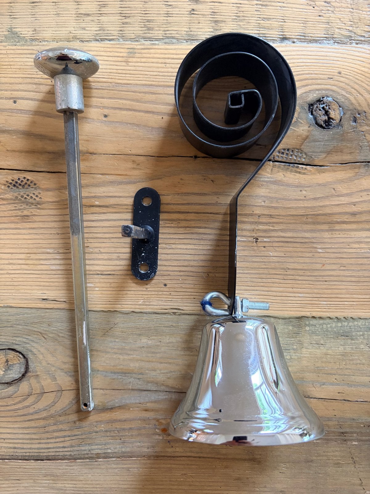Boerderij deurbel met mechanisme en trekker, Ophalen