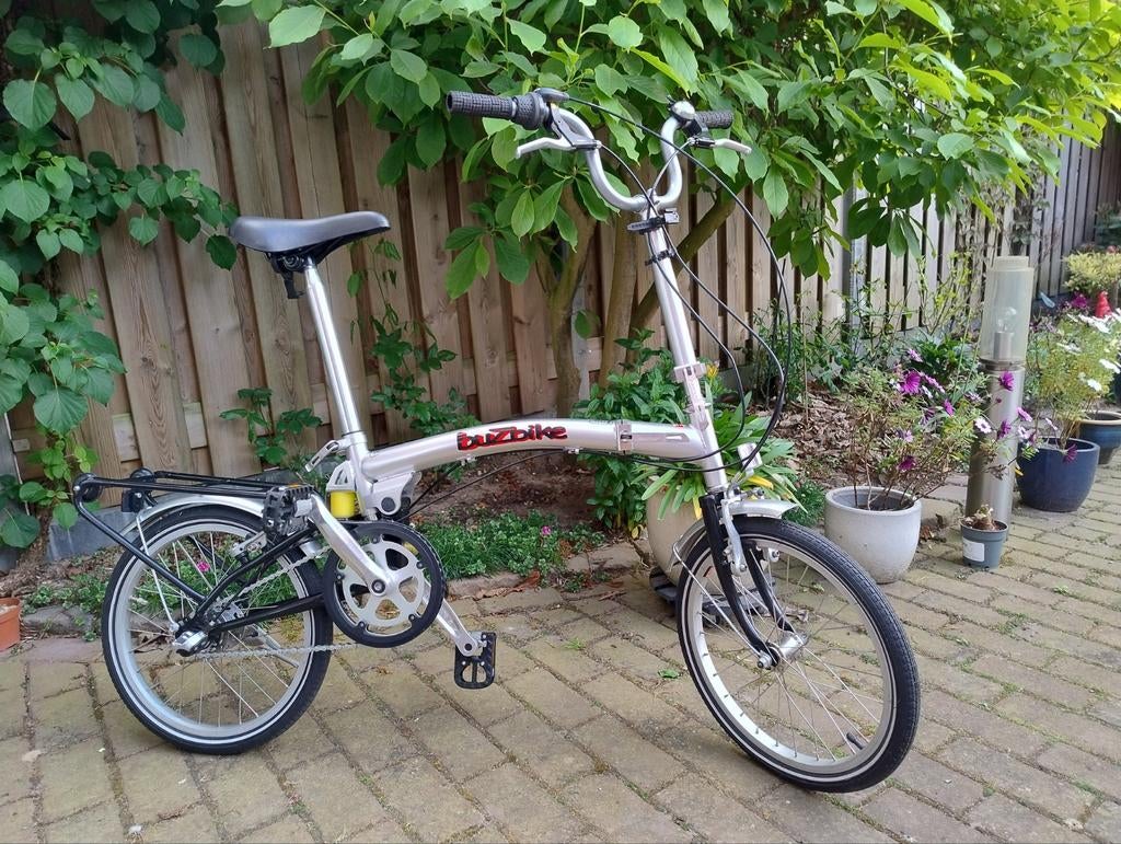 Vouwfiets, Fietsen en Brommers, Fietsen | Vouwfietsen, Gebruikt, Velgrem, 16 tot 18 inch, Versnellingen