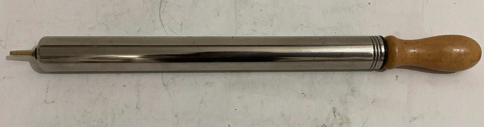 Metalenfietspomp 38 cm x 3 cm, Fietsen en Brommers, Fietsaccessoires | Fietspompen, Ophalen of Verzenden, Gebruikt