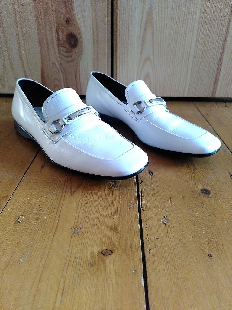 Vintage Prada loafers 8.5 UK size, Kleding | Heren, Schoenen, Loafers, Wit, Ophalen of Verzenden, Prada