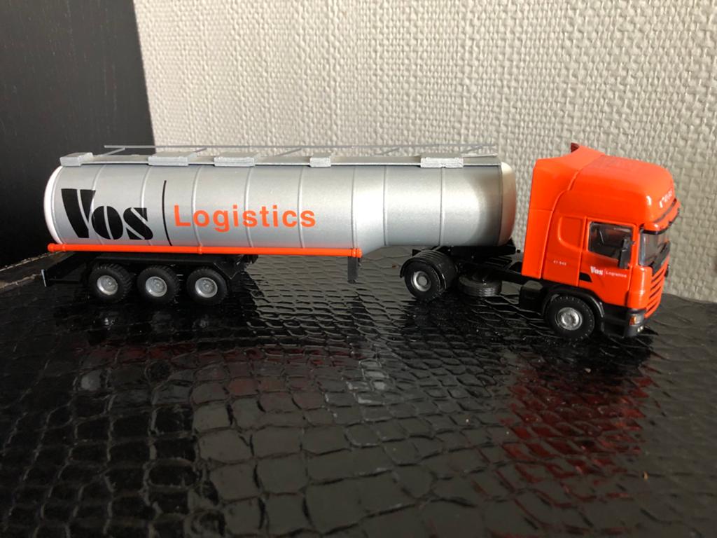 Vos Logistics Scania Tankwagen Model, Ophalen of Verzenden, Nieuw, Tekno