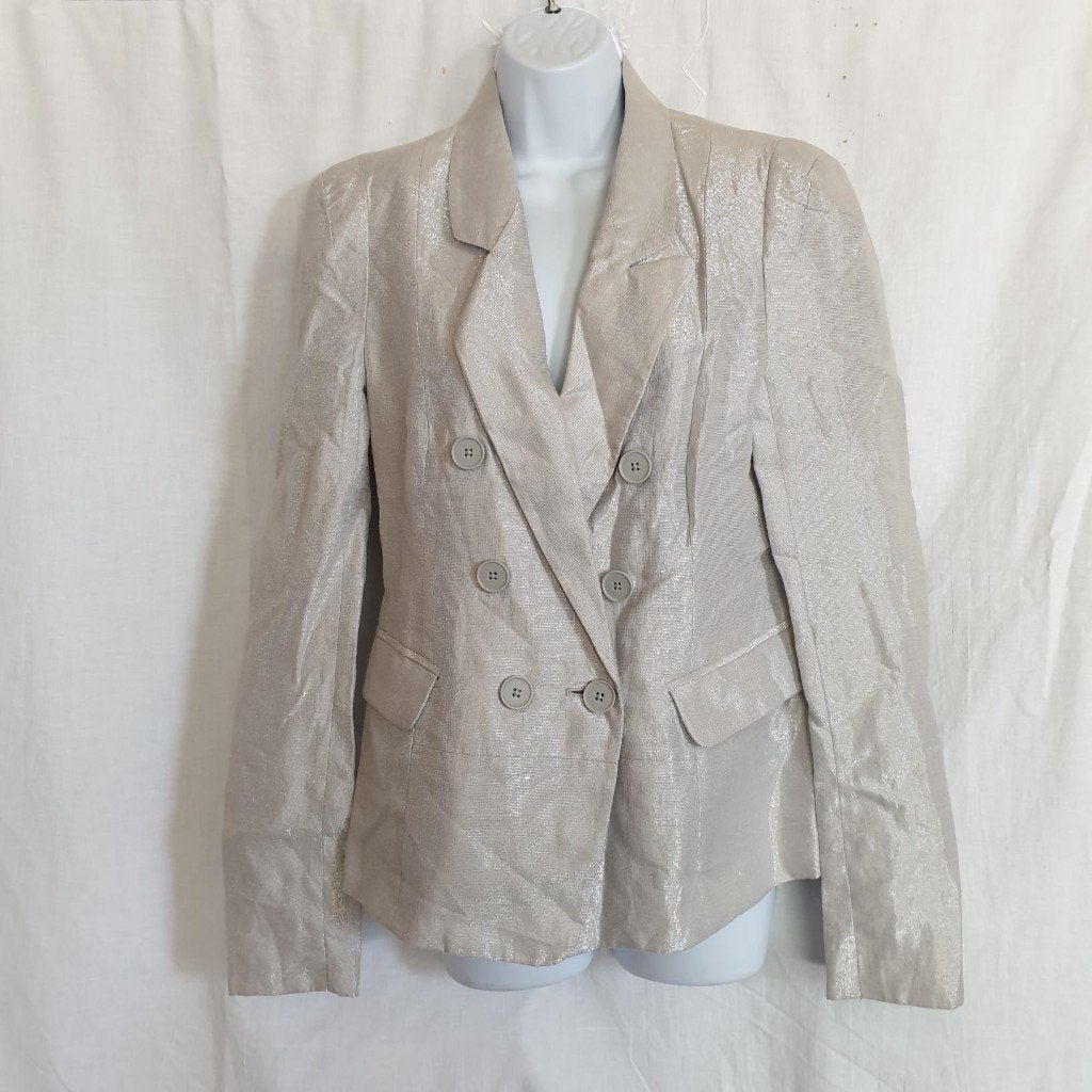 NIEUWE Gave blazer, zilver glitter. Mt M. merk Full Circle, Maat 38/40 (M), ., Nieuw, Ophalen of Verzenden