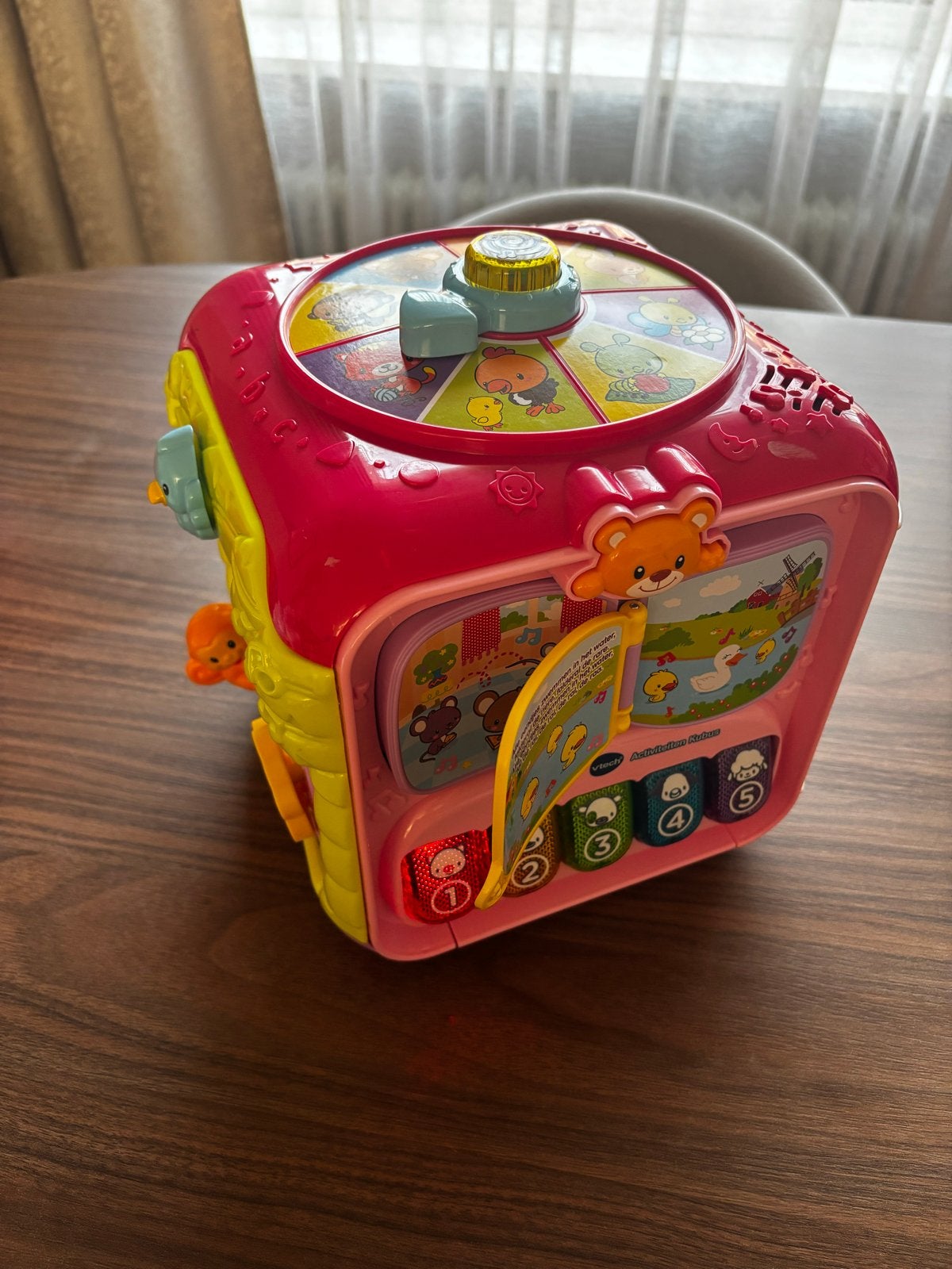 VTech Activiteiten Kubus - Interactief Speelplezier, Ophalen of Verzenden, Zo goed als nieuw, Overige typen, Met licht