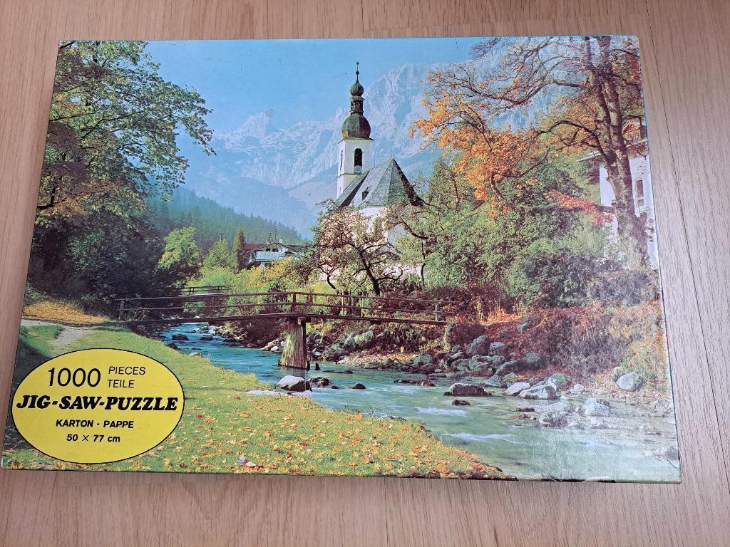 Jig Saw puzzel 1000 stuks, Ophalen of Verzenden, 500 t/m 1500 stukjes, Zo goed als nieuw, Legpuzzel