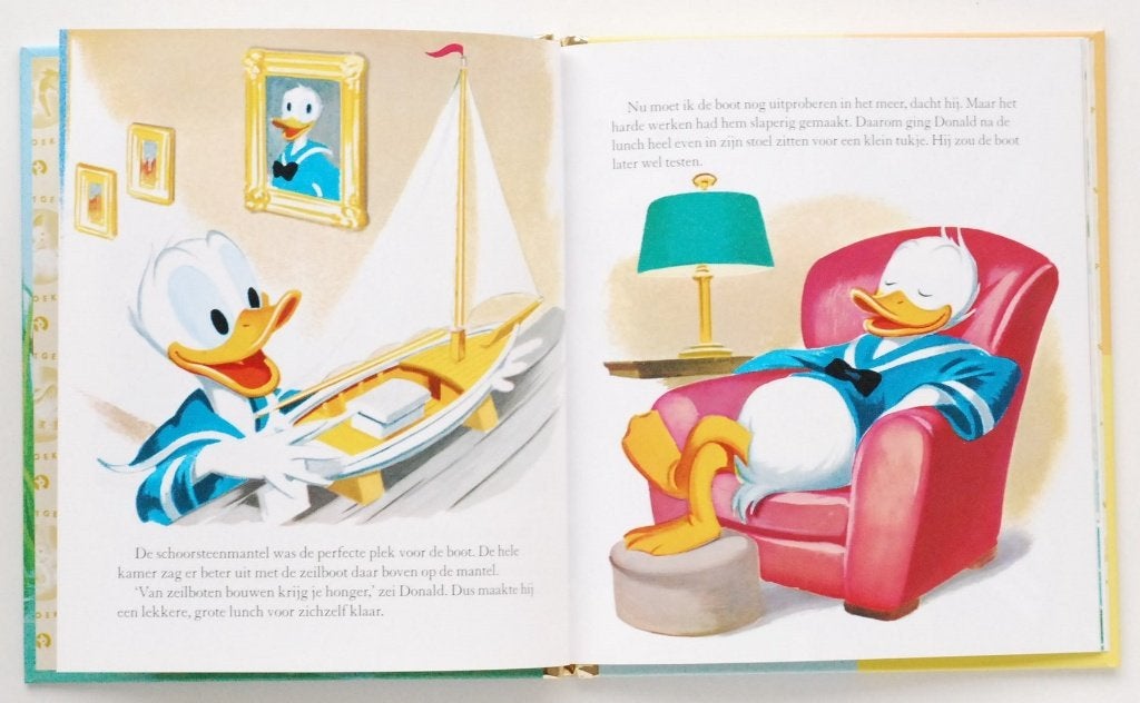 Donald Duck - De zeilboot - Disney Gouden Boekje 2012, Verzenden, Jongen of Meisje, Gouden boekje, Zo goed als nieuw