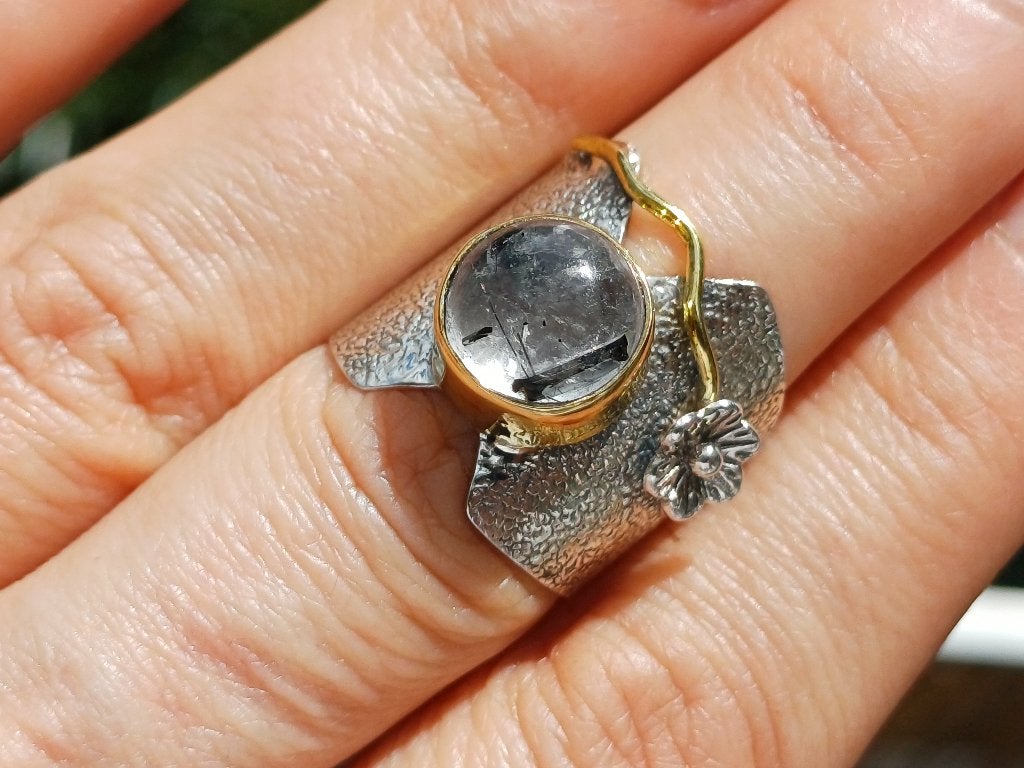 Vanoli 925 zilveren design ring toermalijn kwarts maat 16,75, Daiva1973@hotmail.com, Vanoli, Amsterdam, Nieuw