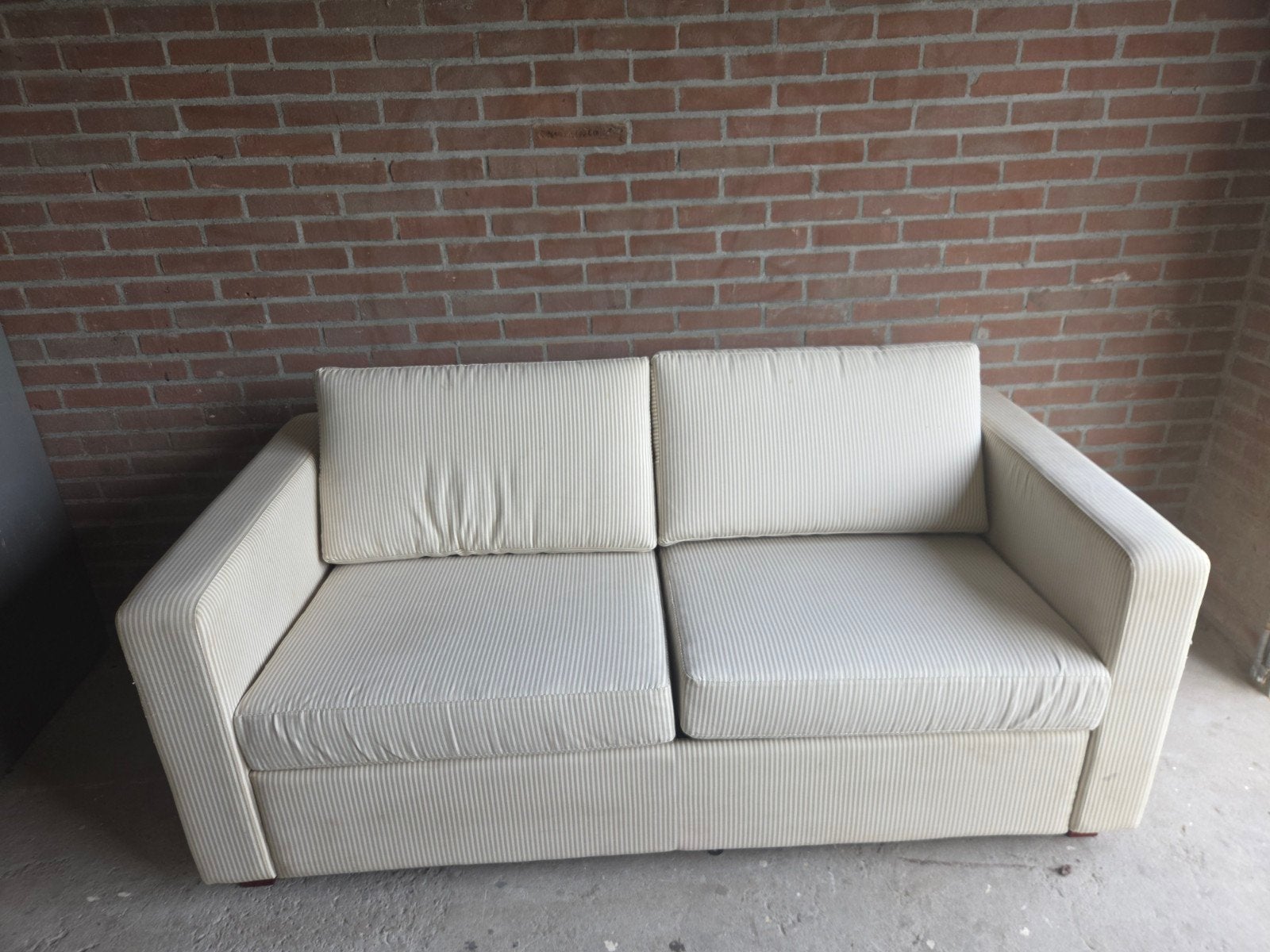 Slaapbank / bedbank - inclusief matras - 151x200 cm, Gebruikt, Tweepersoons, Ophalen of Verzenden, Overige maten