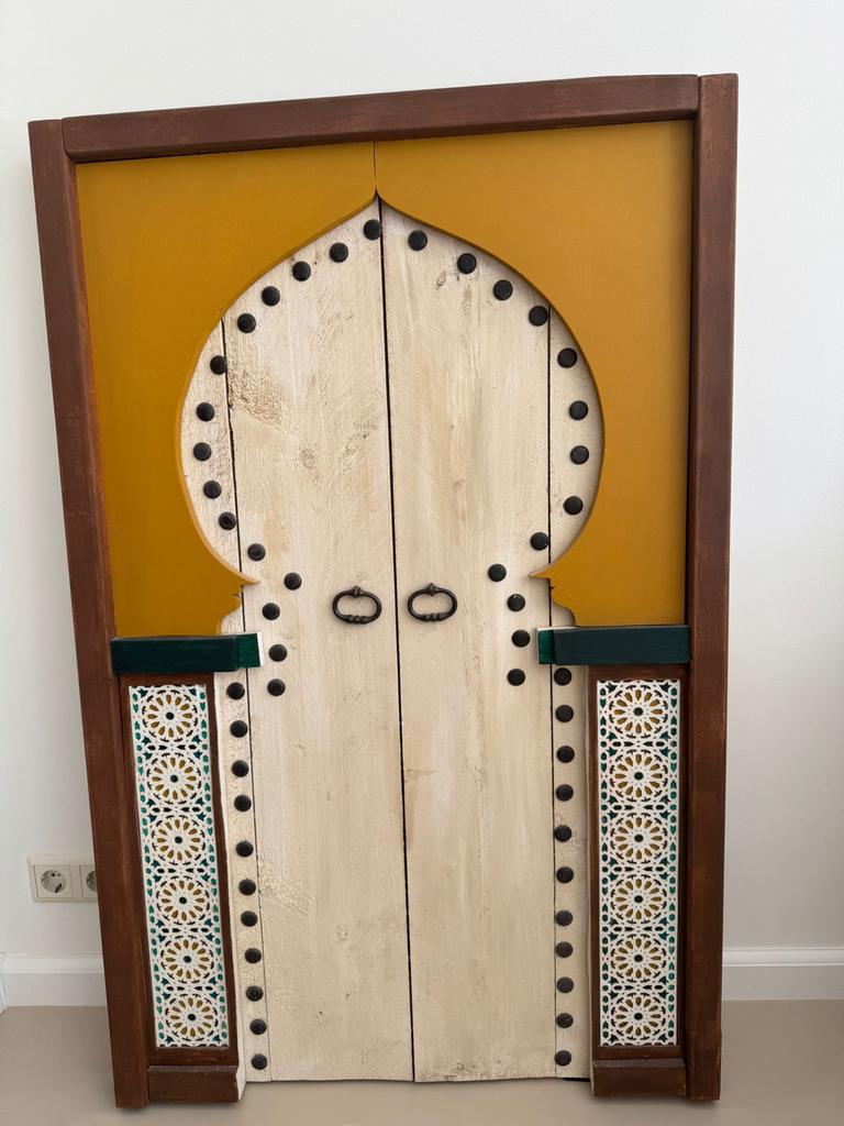 Decoratieve arabische Deur/ schilderij - Oosters Design, Ophalen, Hout, Gebruikt, Meerkleurig