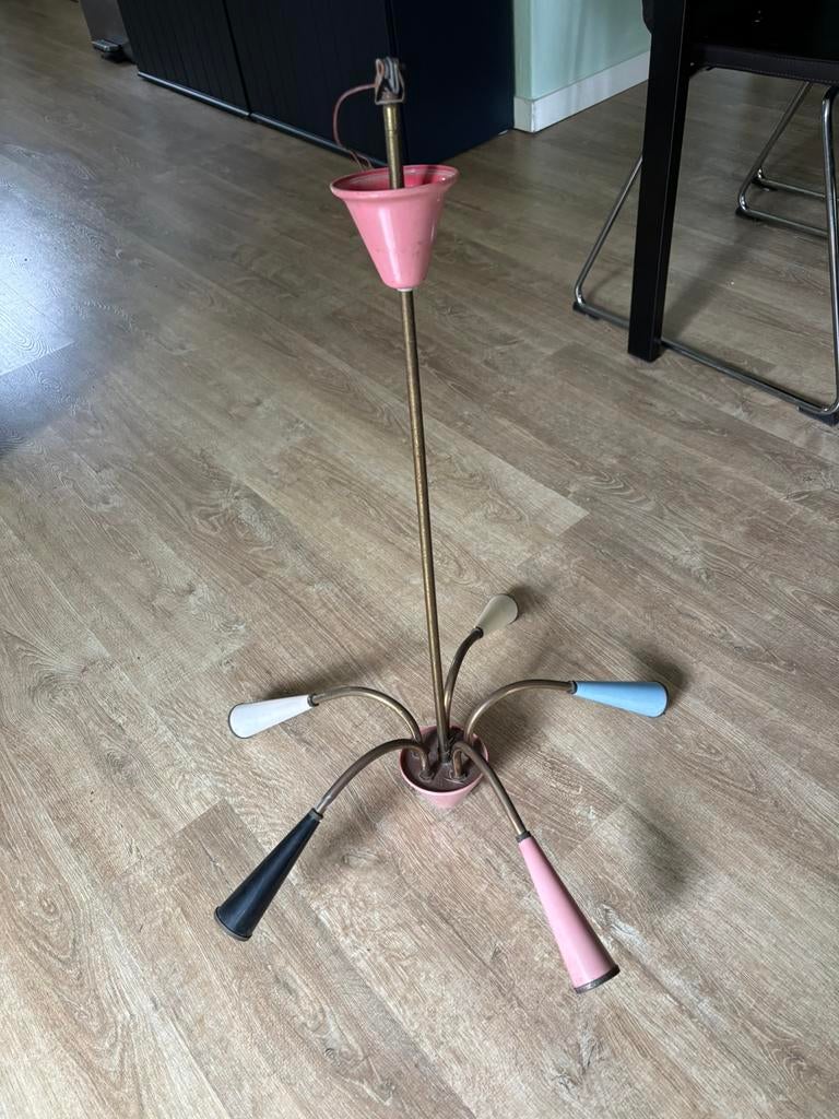 Spoetniks plafondlamp, Ophalen of Verzenden, Gebruikt, Metaal, Jaren 60