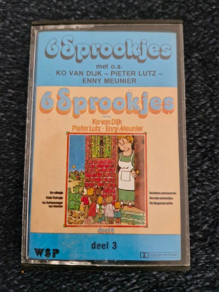 Cassettebandje 6 Sprookjes, Cd's en Dvd's, Cassettebandjes, Ophalen of Verzenden, Zo goed als nieuw, Kinderen en Jeugd, 1 bandje