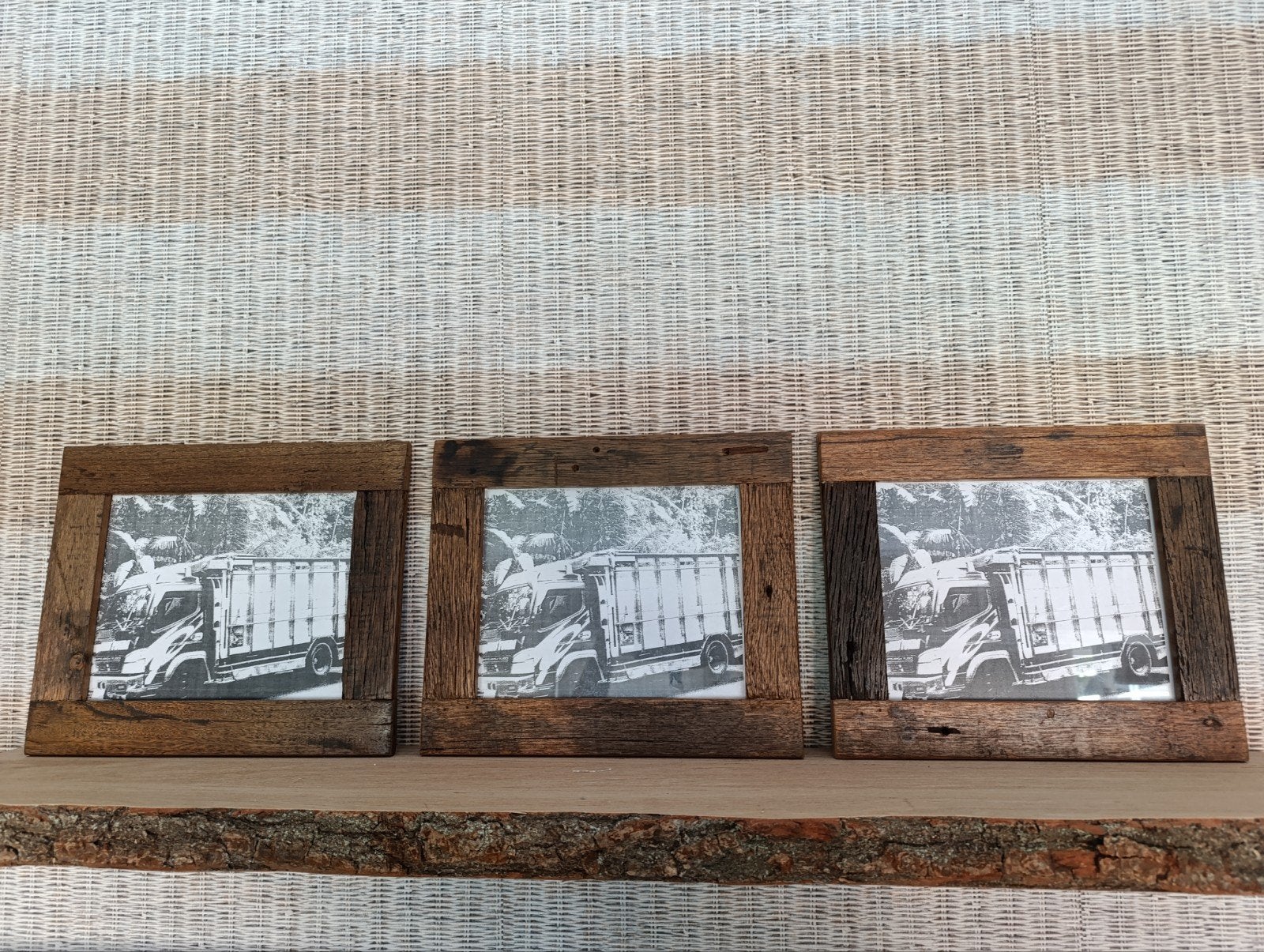 teakhouten fotolijsten nieuw, Ophalen of Verzenden, Nieuw, Handgemaakt, Fotolijst