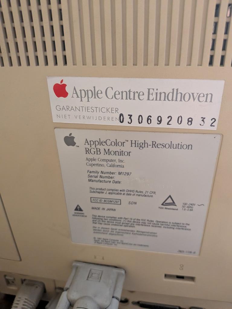 Vintage Apple Macintosh LC II complete set met printer, Computers en Software, Apple Computer, Inc., Niet beschikbaar, Ophalen of Verzenden