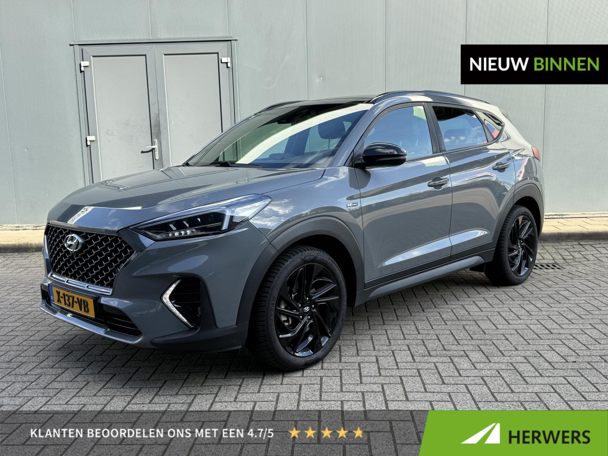 Hyundai Tucson 1.6 T-GDI 4WD N-Line / Automaat / Trekhaak /, Auto's, Automaat, Gebruikt, 4 cilinders, Automatische klimaatregeling