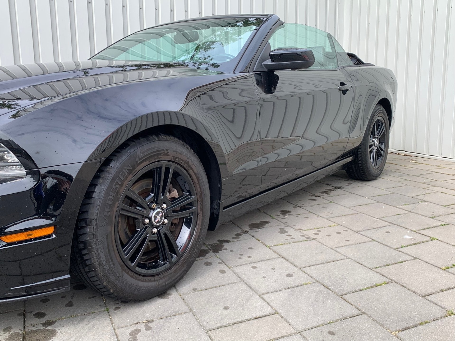 Ford USA Mustang 3.7 V6 Cabrio|Automaat|Climate Control|, Auto's, Achterwielaandrijving, Gebruikt, Zwart, Cabriolet