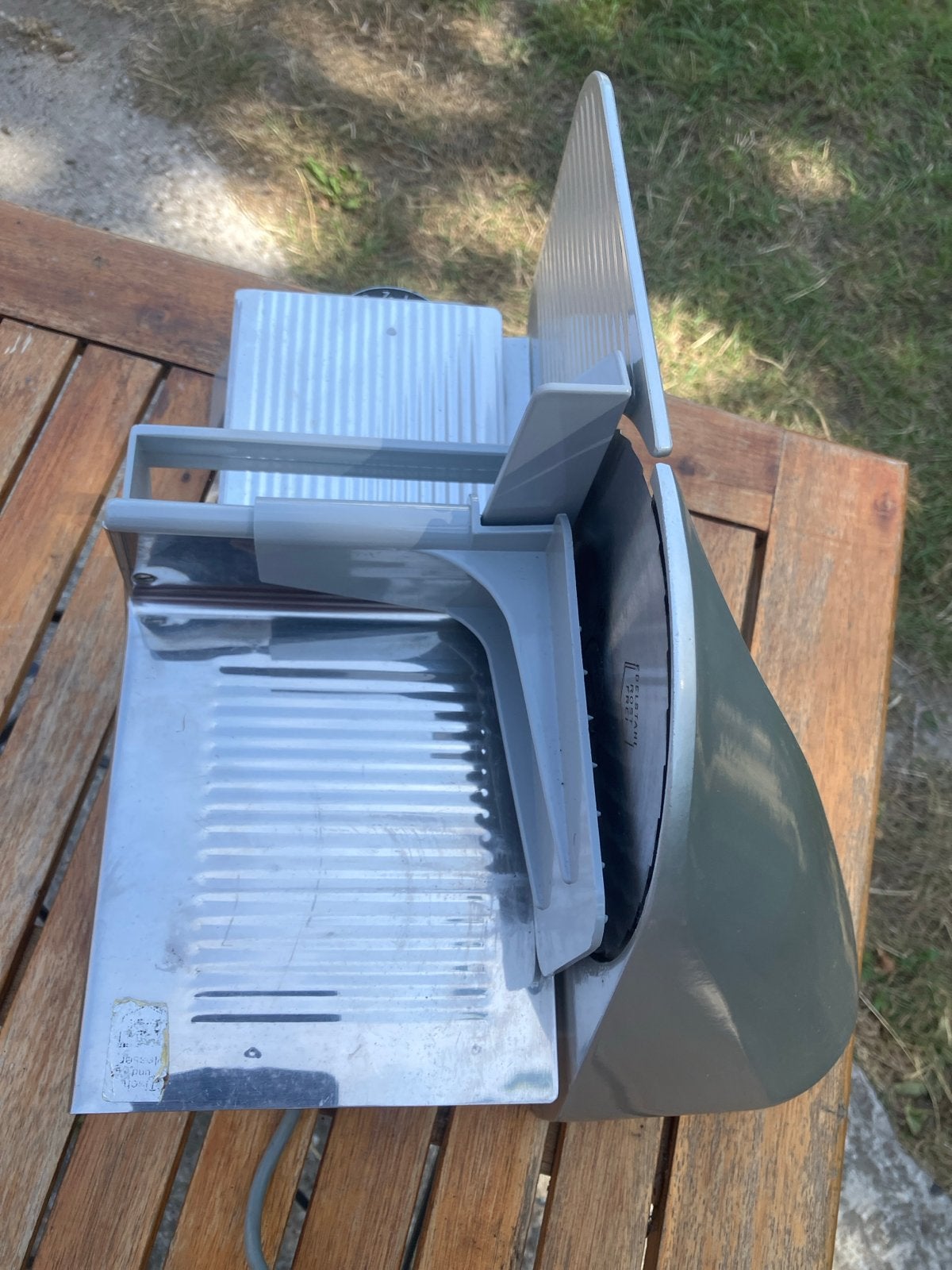 Graef Snijmachine EH-170 T - Gebruikt, Goede Staat, Huis en Inrichting, Keuken | Keukenbenodigdheden, Gebruikt, Zilver, Ophalen of Verzenden