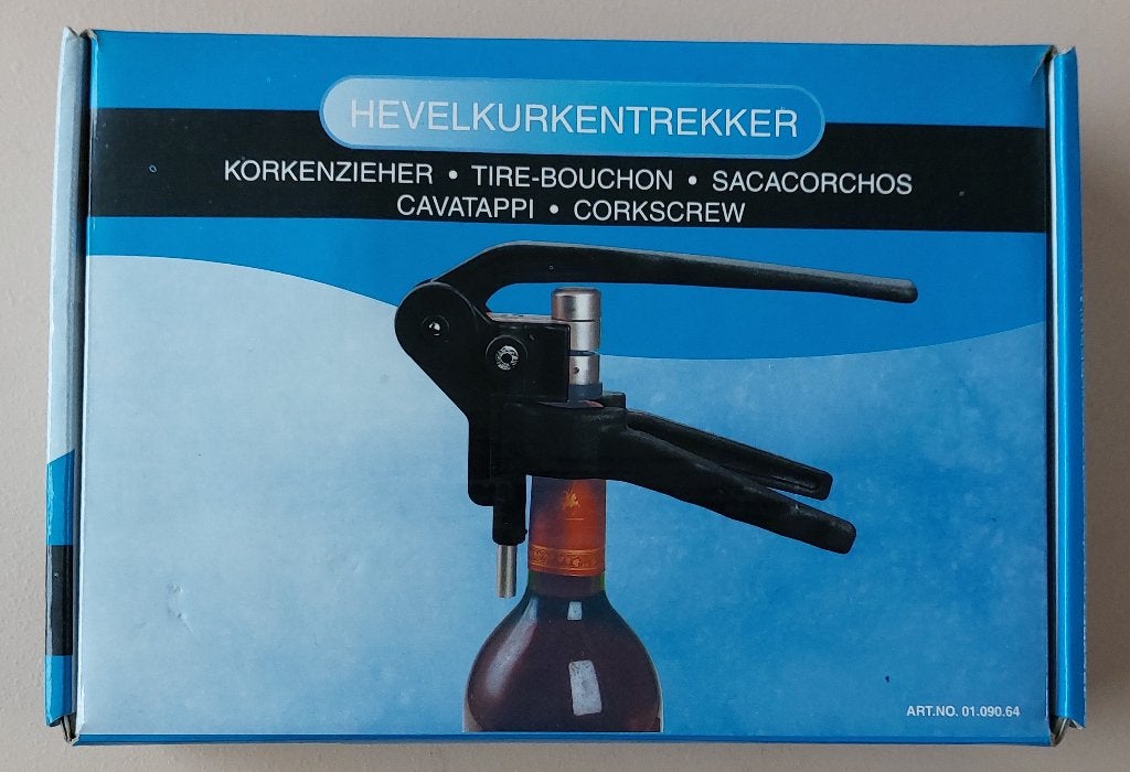 Hevelkurkentrekker met extra reservespiraal - zgan in doos, Ophalen, Zo goed als nieuw