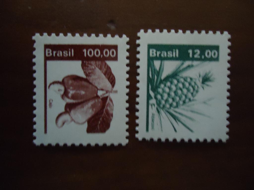 Flora Fruit Brazilië 1981, mi. 1843-44 postfris, Ophalen of Verzenden, Postfris, Dier of Natuur