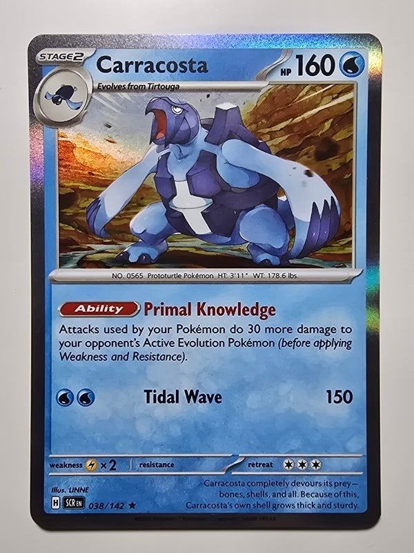 CARRACOSTA (STELLAR CROWN 038/142) (HOLO) (TRADING CARD), Verzenden, Zo goed als nieuw