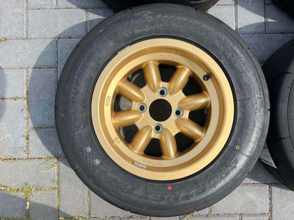 Nieuwe Minilite 7x13 ET0 Nankang semi slick Ford Escort, Auto-onderdelen, Banden en Velgen, Ophalen, Banden en Velgen, Nieuw, 17 inch