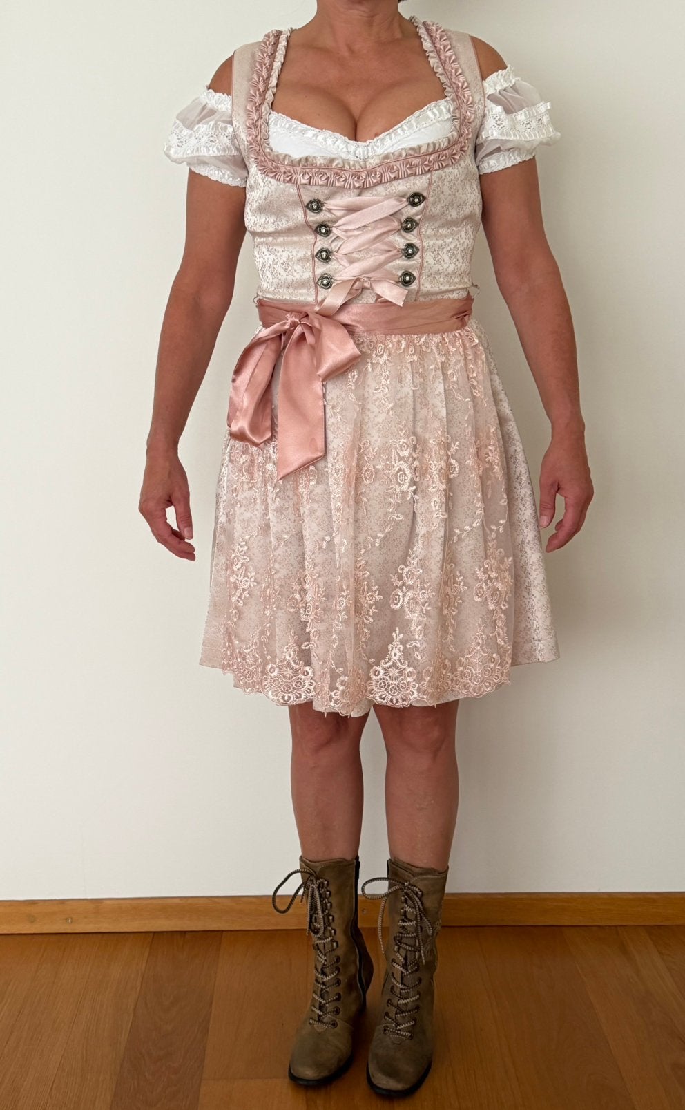 Zeer mooie dirndl maat 38 met blouse maat 36, Fuchs, Ophalen of Verzenden, Zo goed als nieuw