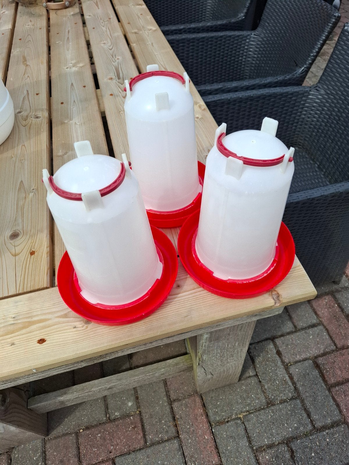 Waterbakken, Ophalen, Overige typen