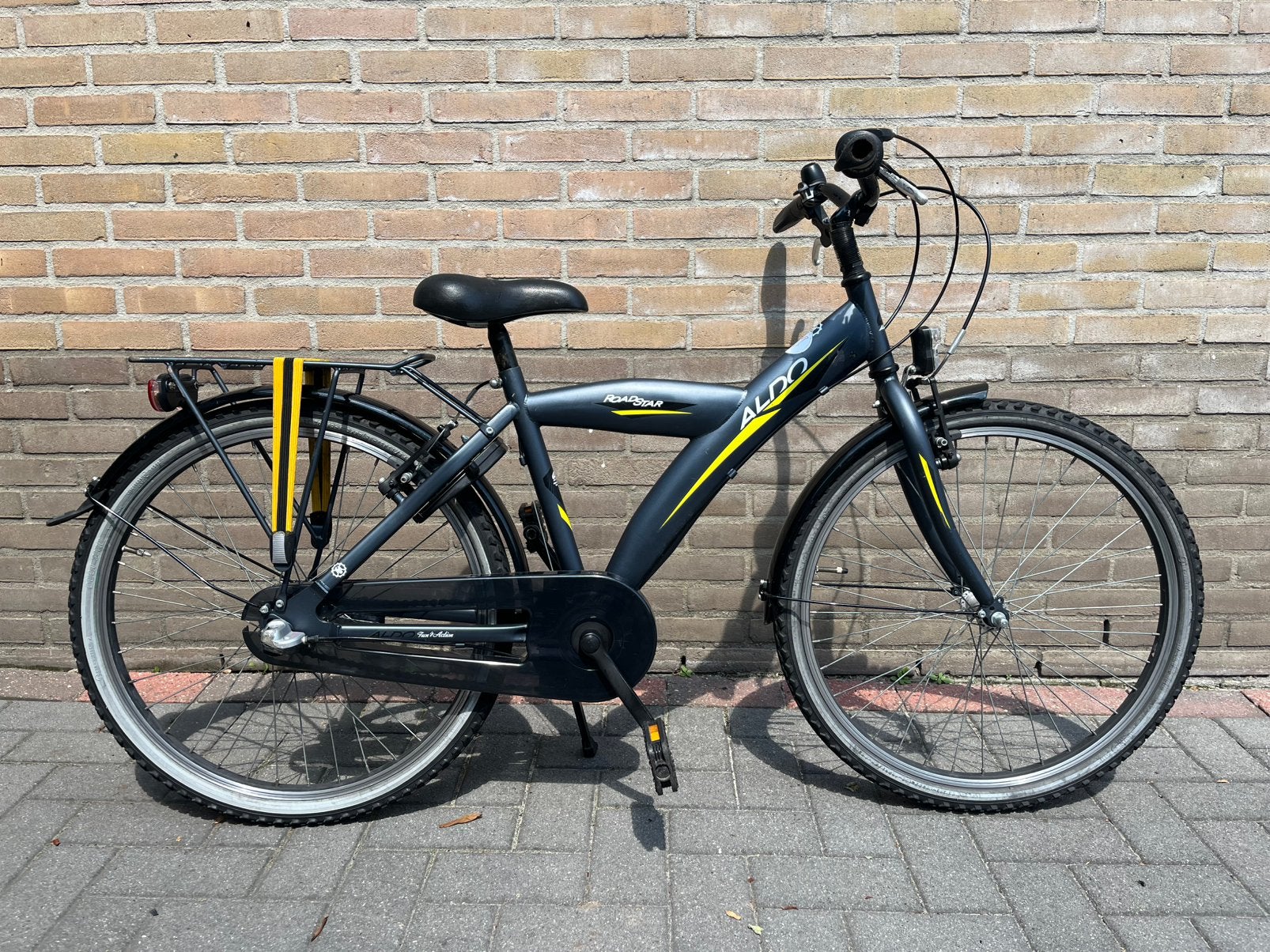 Mooie Aldo Roadster jongensfiets 24 inch, Ophalen, Terugtraprem, Versnellingen, Gebruikt