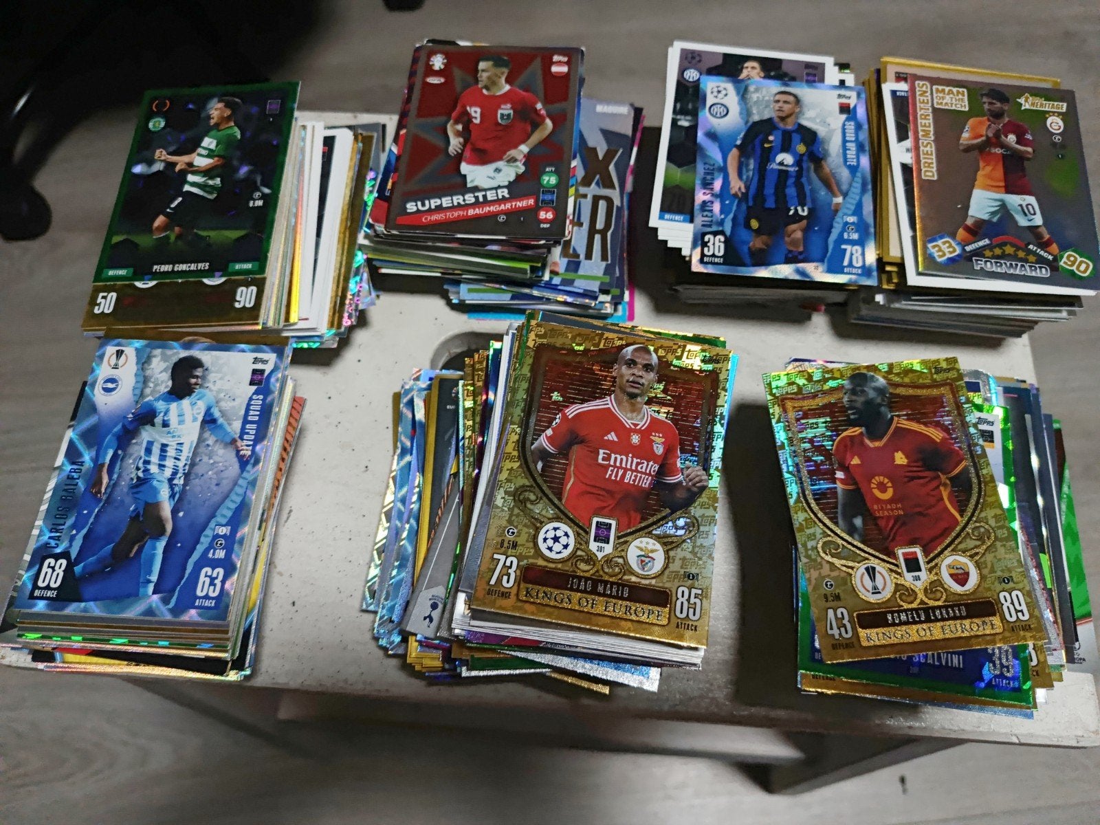 voetbal kaarten/stickers glimmend, Ophalen of Verzenden, Zo goed als nieuw, Stickers en Plaatjes
