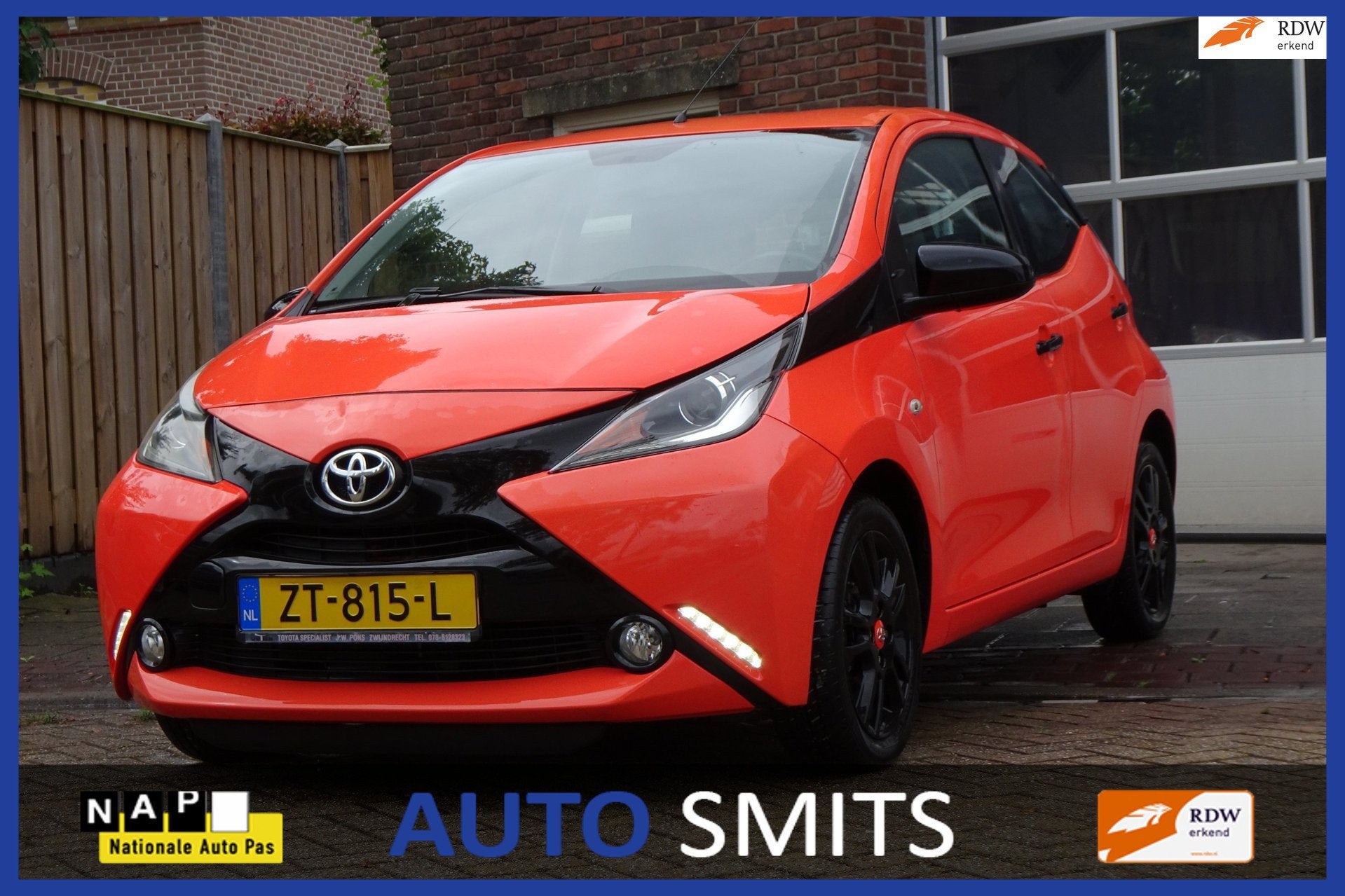 Toyota Aygo 1.0 VVT-i x-play 5drs, Voorwielaandrijving, Euro 5, Stof, Gebruikt