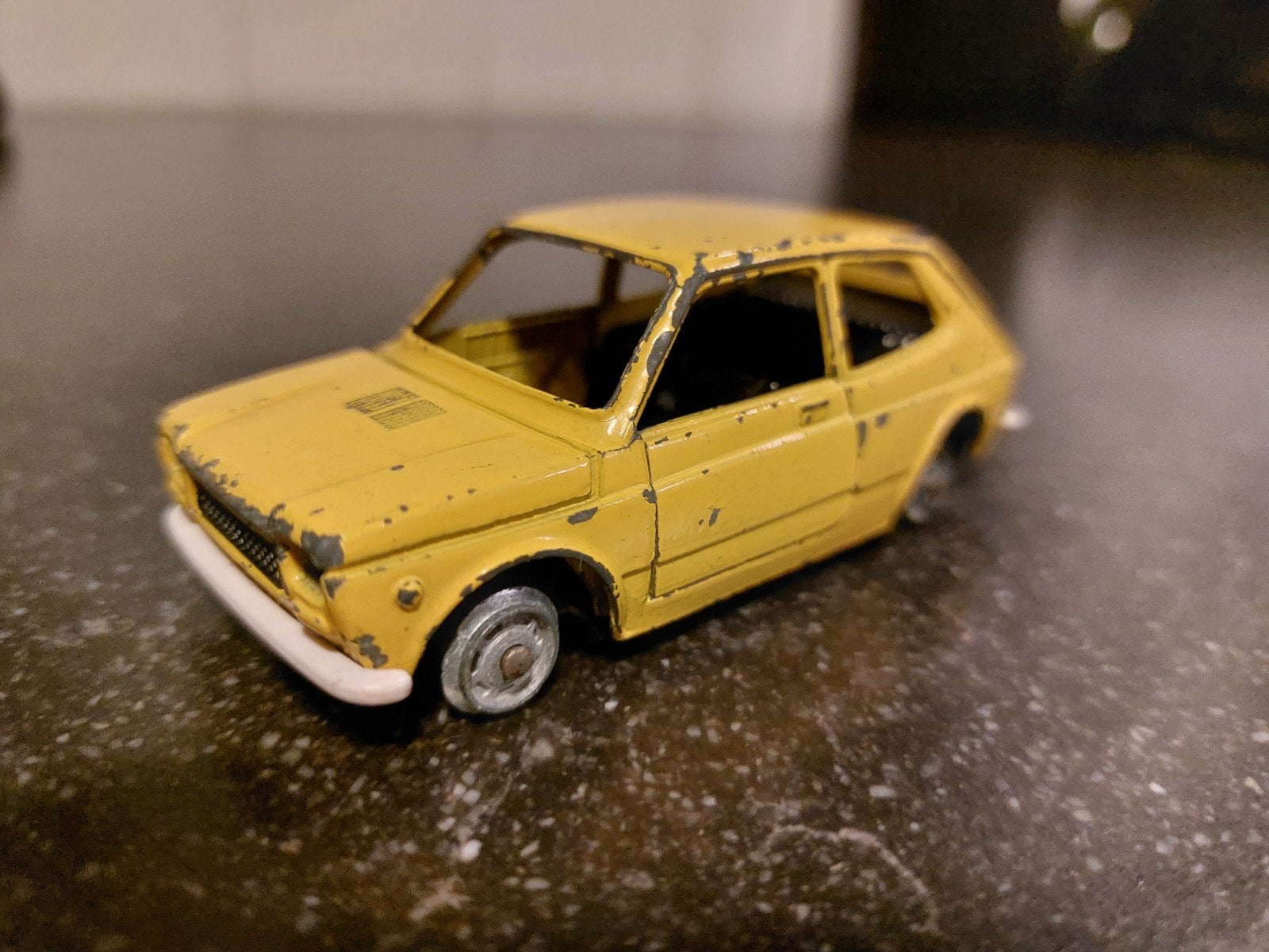 Mebetoys Mattel A-54 Fiat 127 1/43 eventueel met banden ed, Ophalen of Verzenden, Gebruikt, Auto