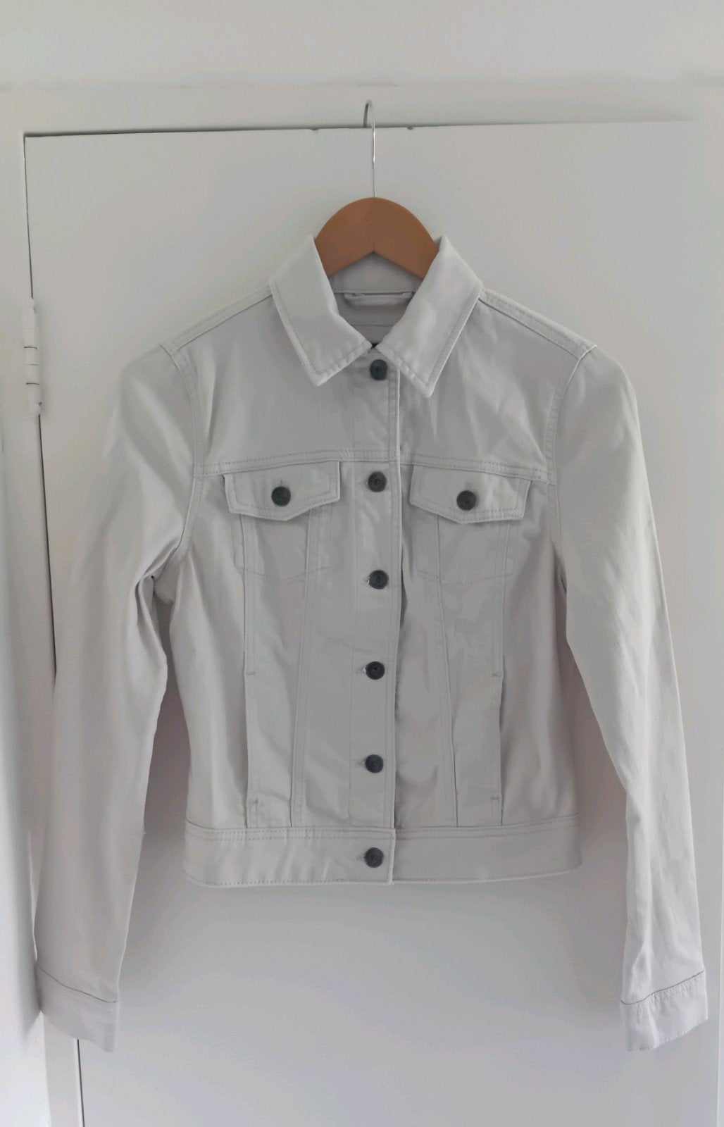 Yaya jeansjasje denim jasje taupe beige 36, Beige, Ophalen of Verzenden, Zo goed als nieuw, Yaya