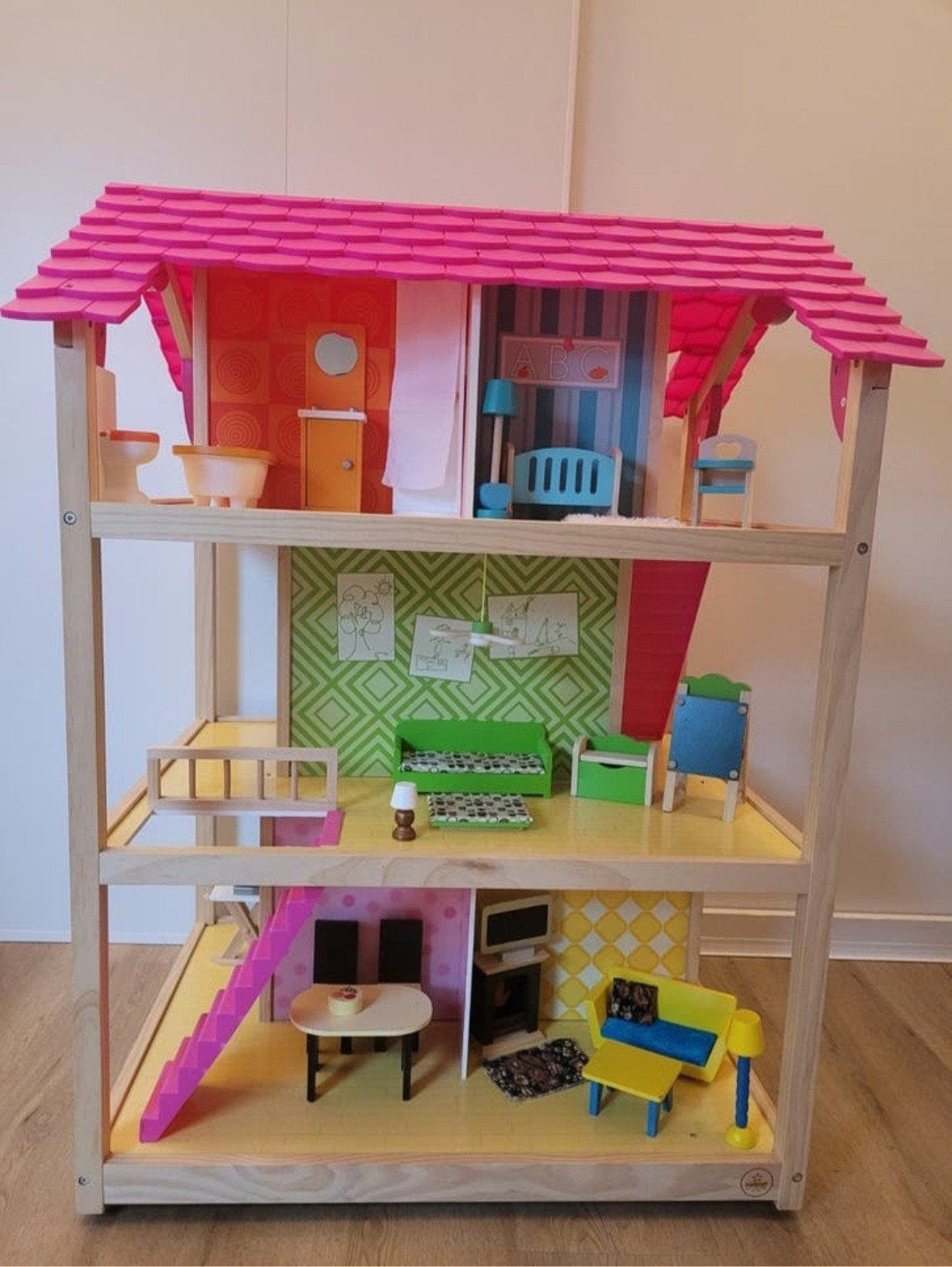 KidKraft So Chic Poppenhuis met Meubels, Ophalen, Zo goed als nieuw, Poppenhuis
