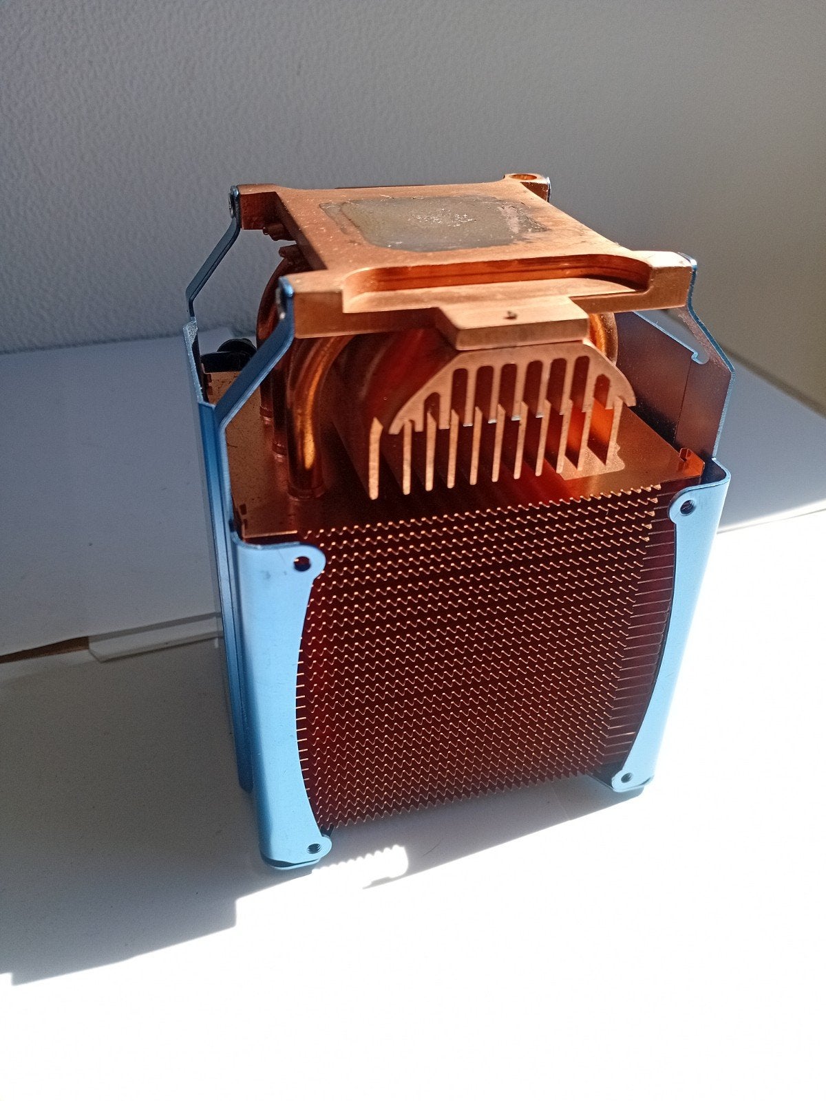 Koperen CPU Koeler - Luchtkoeling, Computers en Software, Ophalen of Verzenden, Gebruikt, Luchtkoeling