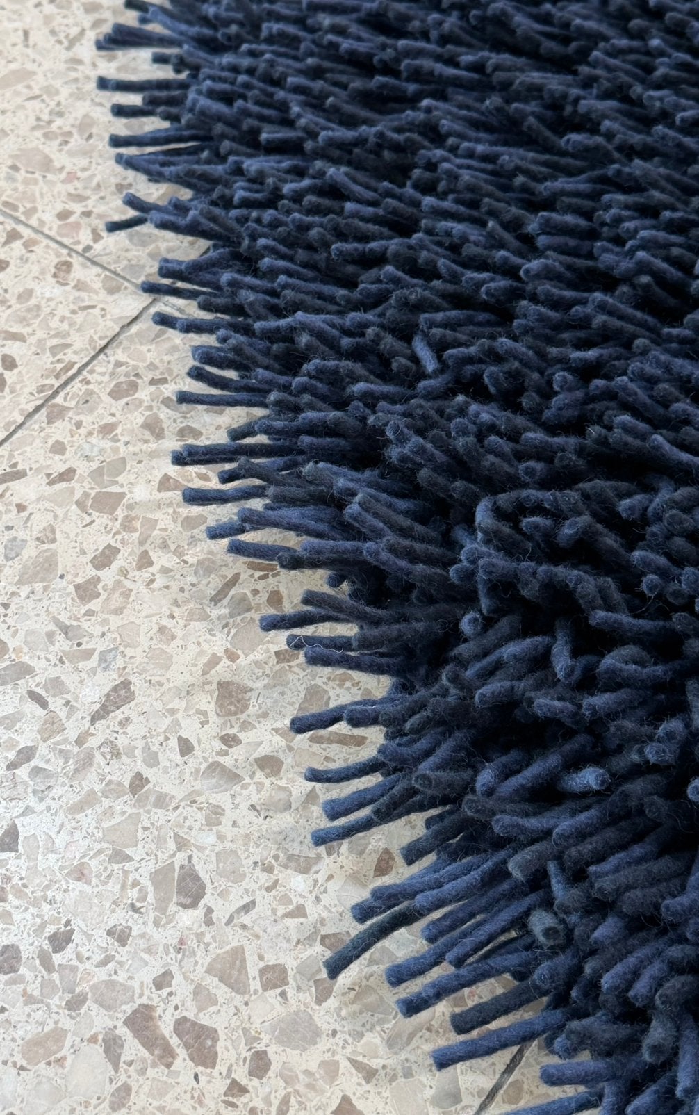 Brink en Campman Longbarn Bloom / Gravel tapijt round, Ophalen, Blauw, Rond, Nieuw