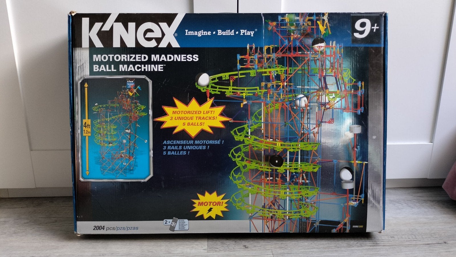 K'nex motorized madness ball machine compleet., Ophalen of Verzenden, Zo goed als nieuw