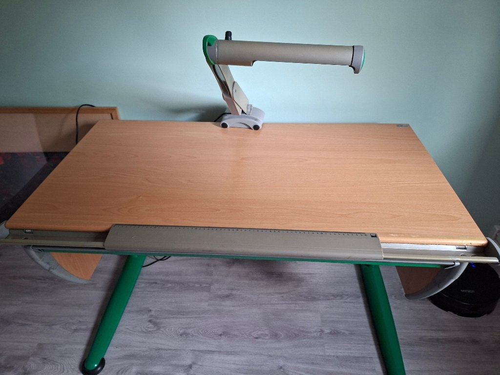 Tekentafel met verlichting en opbergruimte, Doe-het-zelf en Verbouw, Tekentafels, Ophalen, Gebruikt, 130 tot 150 cm, Verlichting