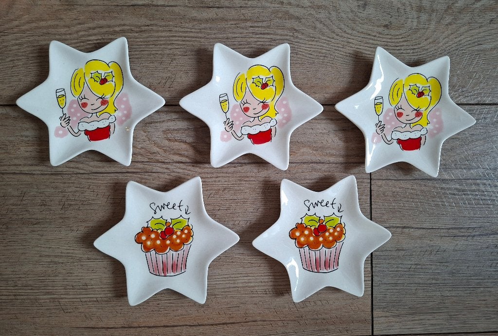 NIEUW Blond Amsterdam Kerst Ster Pfjes, Nieuw, Ophalen of Verzenden, Bord(en), Aardewerk