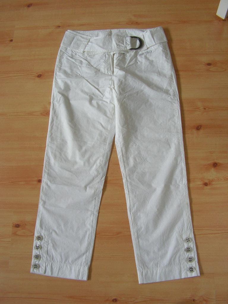 ZGAN Witte capribroek maat 36 van Airfield., Wit, Ophalen of Verzenden, Zo goed als nieuw, Driekwart