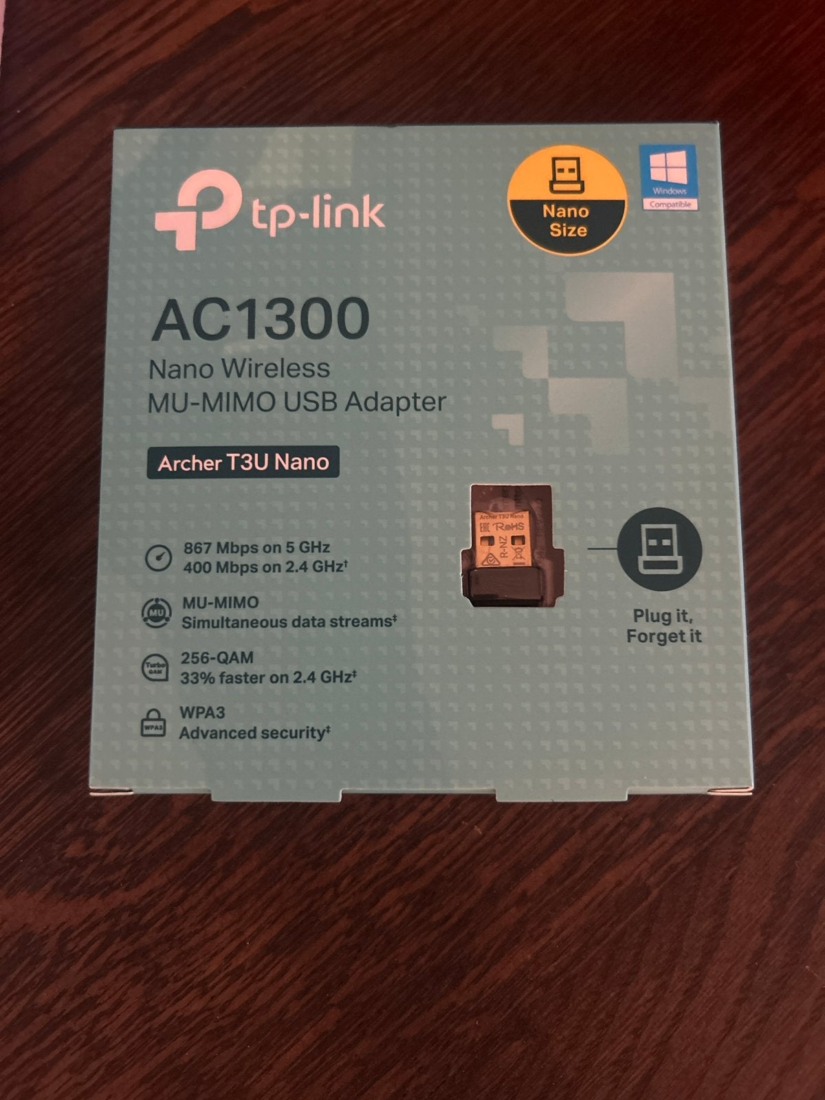 TP-Link AC1300 Nano Wireless MU-MIMO USB Adapter, Ophalen of Verzenden, Nieuw, Extern