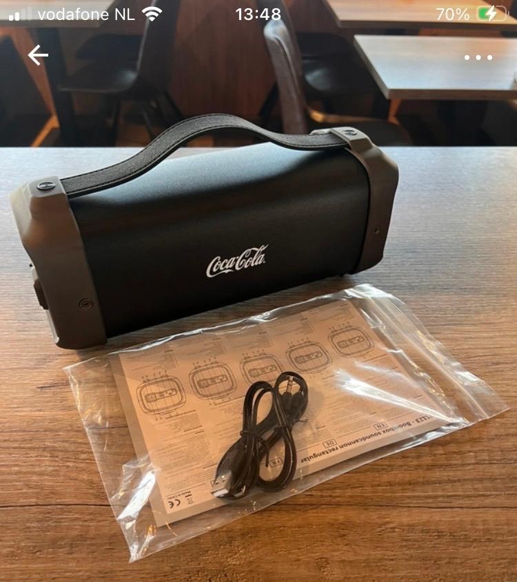 Coca-Cola Boombox Soundcannon Draagbare Speaker, Overige merken, Verzenden, Overige typen, Nieuw