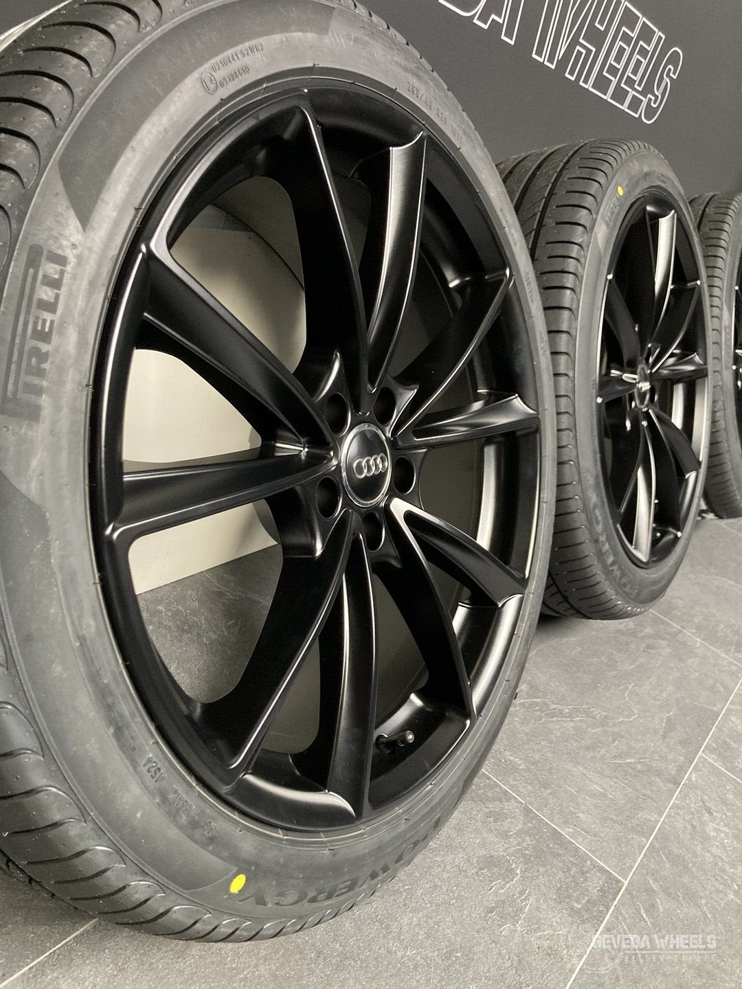 20” Audi A6 C8 / A7 /Q3 F3 sport velgen + banden 5x112, Gebruikt, 255 mm, -, -