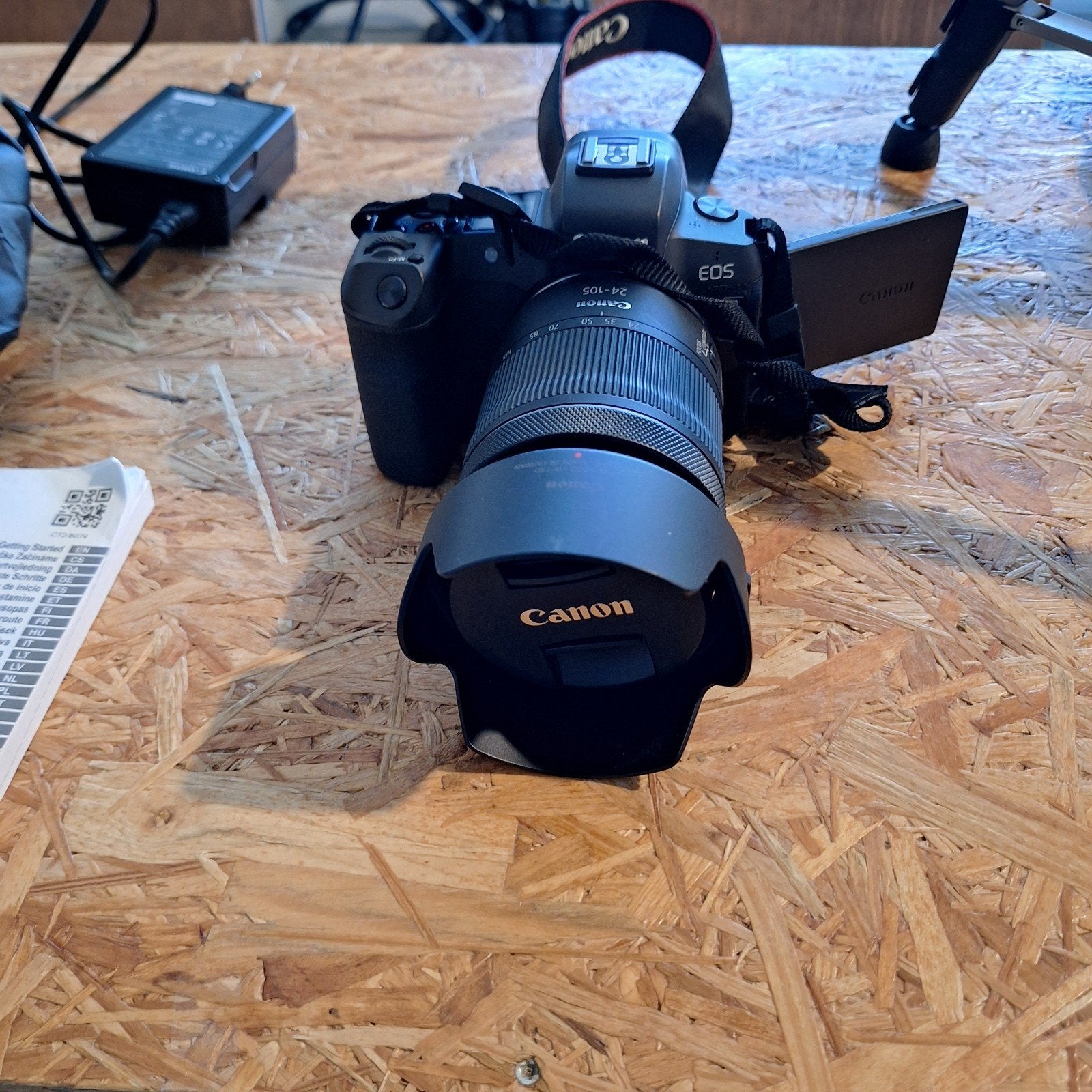 Canon EOS R + RF 24-105mm lens – zeer weinig kliks, Ophalen of Verzenden, Zo goed als nieuw, Minelab