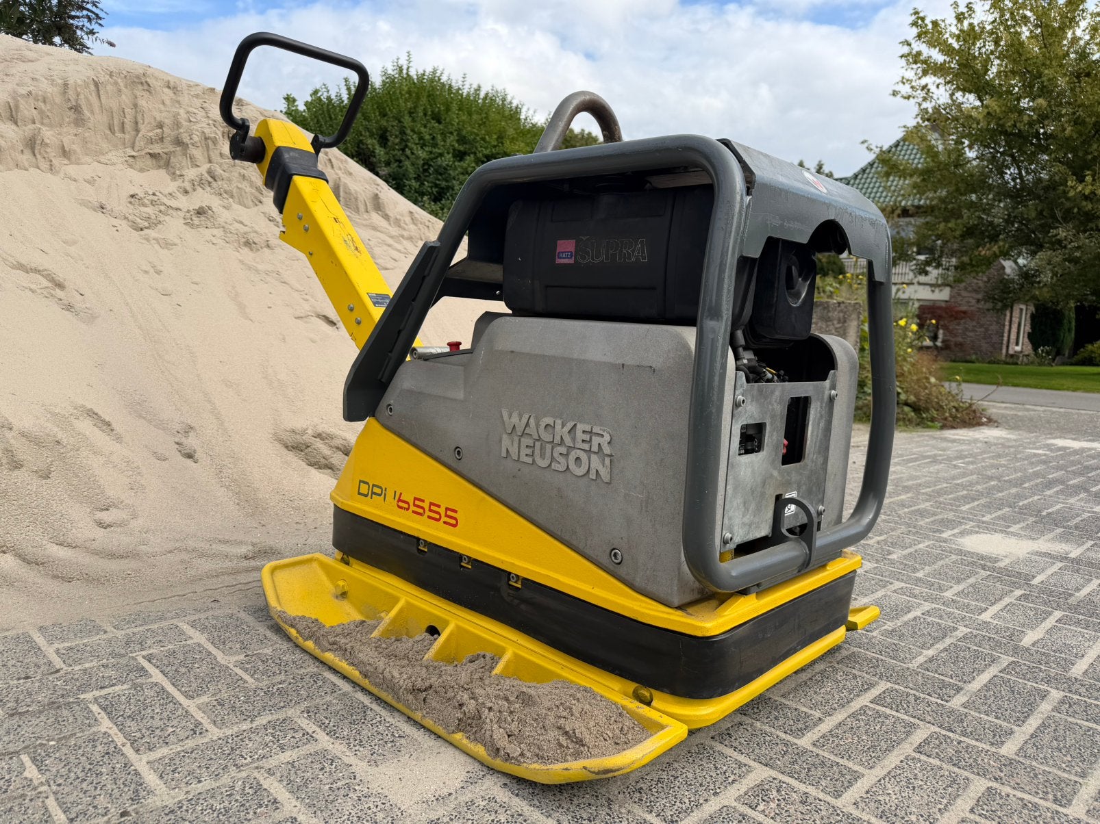 Wacker trilplaat te koop DPU 6555 10-2020, Ophalen, Gebruikt