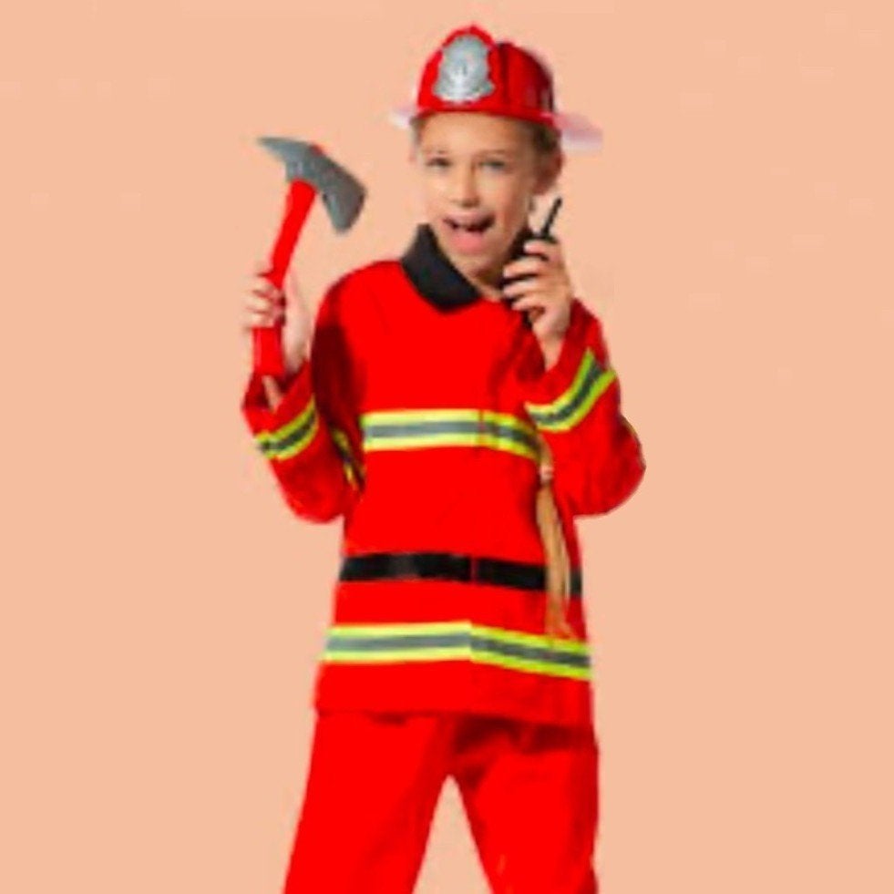 Nieuw ! Mooi Brandweerpak Voor 6/8 Jaar, Ophalen of Verzenden, Nieuw, 122 t/m 128, Jongen of Meisje