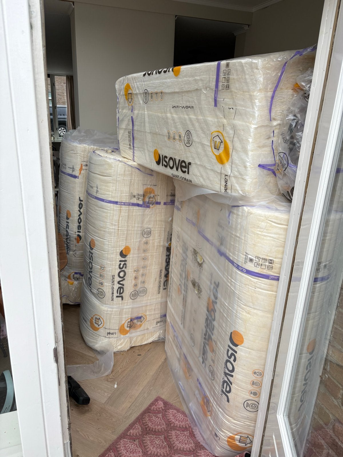 Nieuwe Isover Glaswol Isolatieplaten - 6cm, Ophalen, 4 tot 8 cm, Dakisolatie, Nieuw