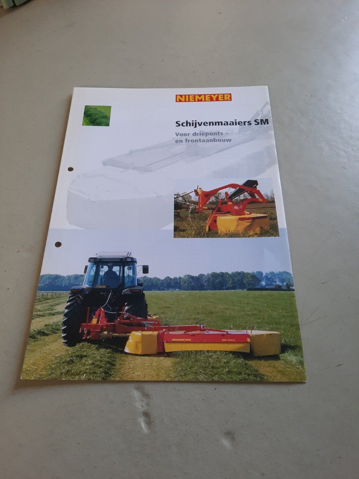 Niemeyer schijvenmaaiers folder, Ophalen of Verzenden, Zo goed als nieuw, Folder