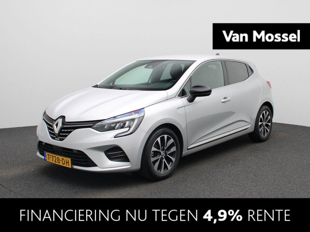 Renault Clio 1.0 TCe Techno 90PK | Navigatie | Achteruitrijc, Auto's, Renault, Gebruikt, Euro 6, Leder en Stof, 49 €/maand