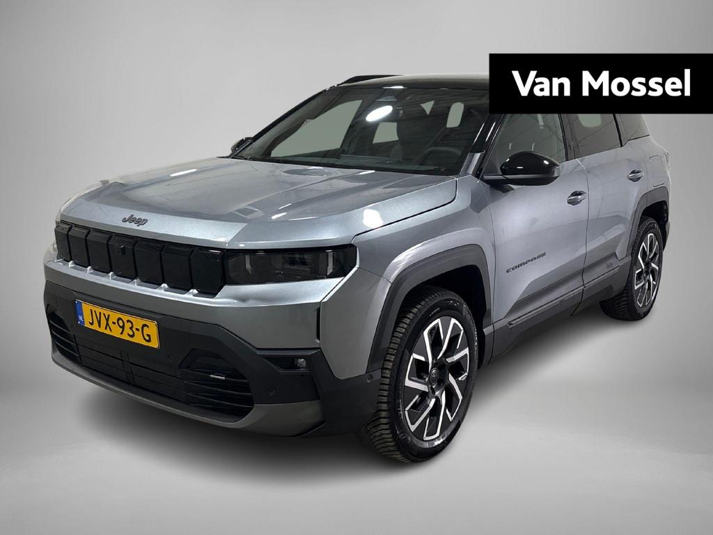 Jeep Compass First Edition 74 kWh | Navigatie | Stoel & Stuu, 12 maanden, Gebruikt, 213 pk, Leder en Stof