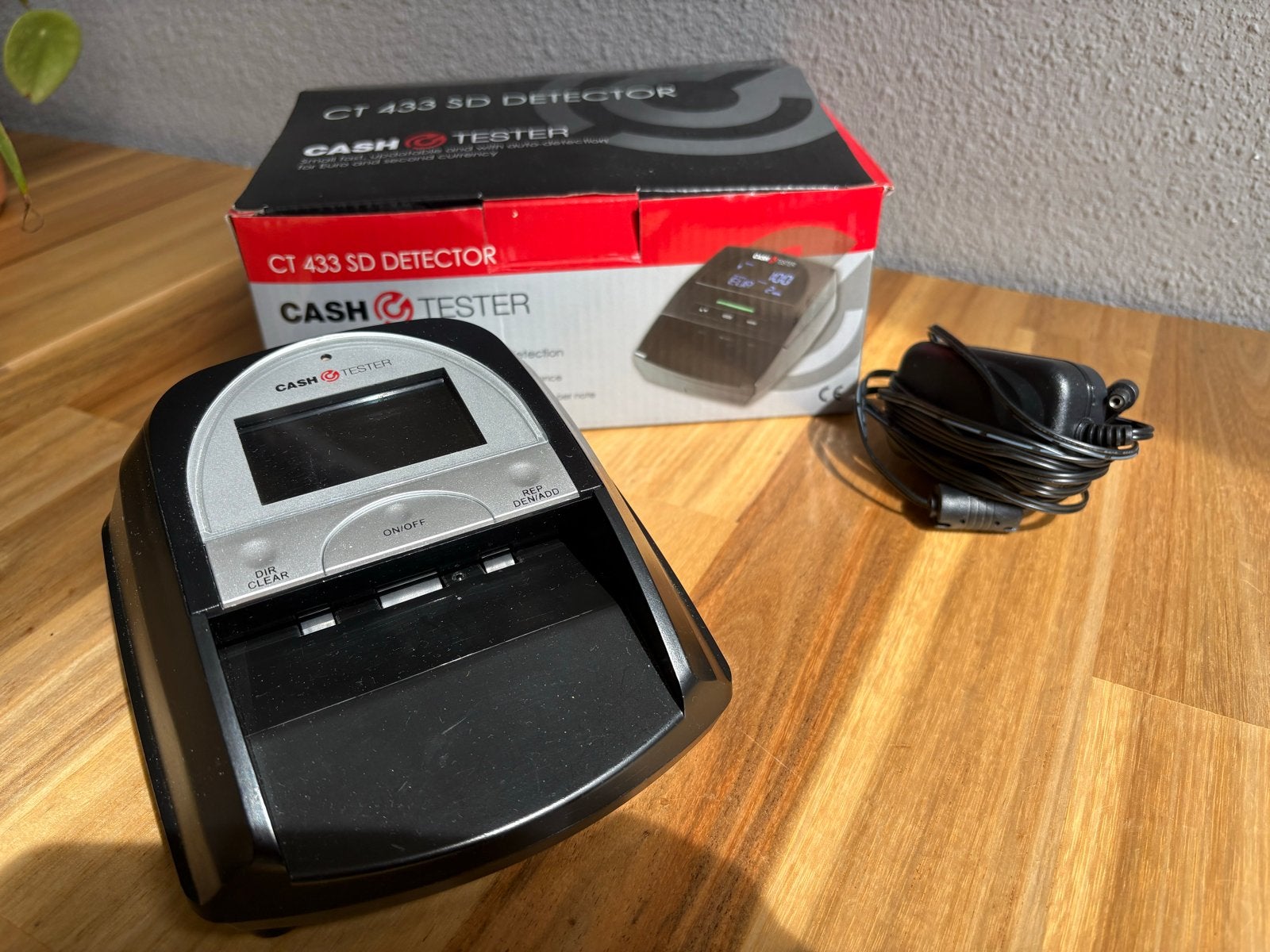 Cash Tester CT 433 SD Detector - Valutadetector, Ophalen of Verzenden