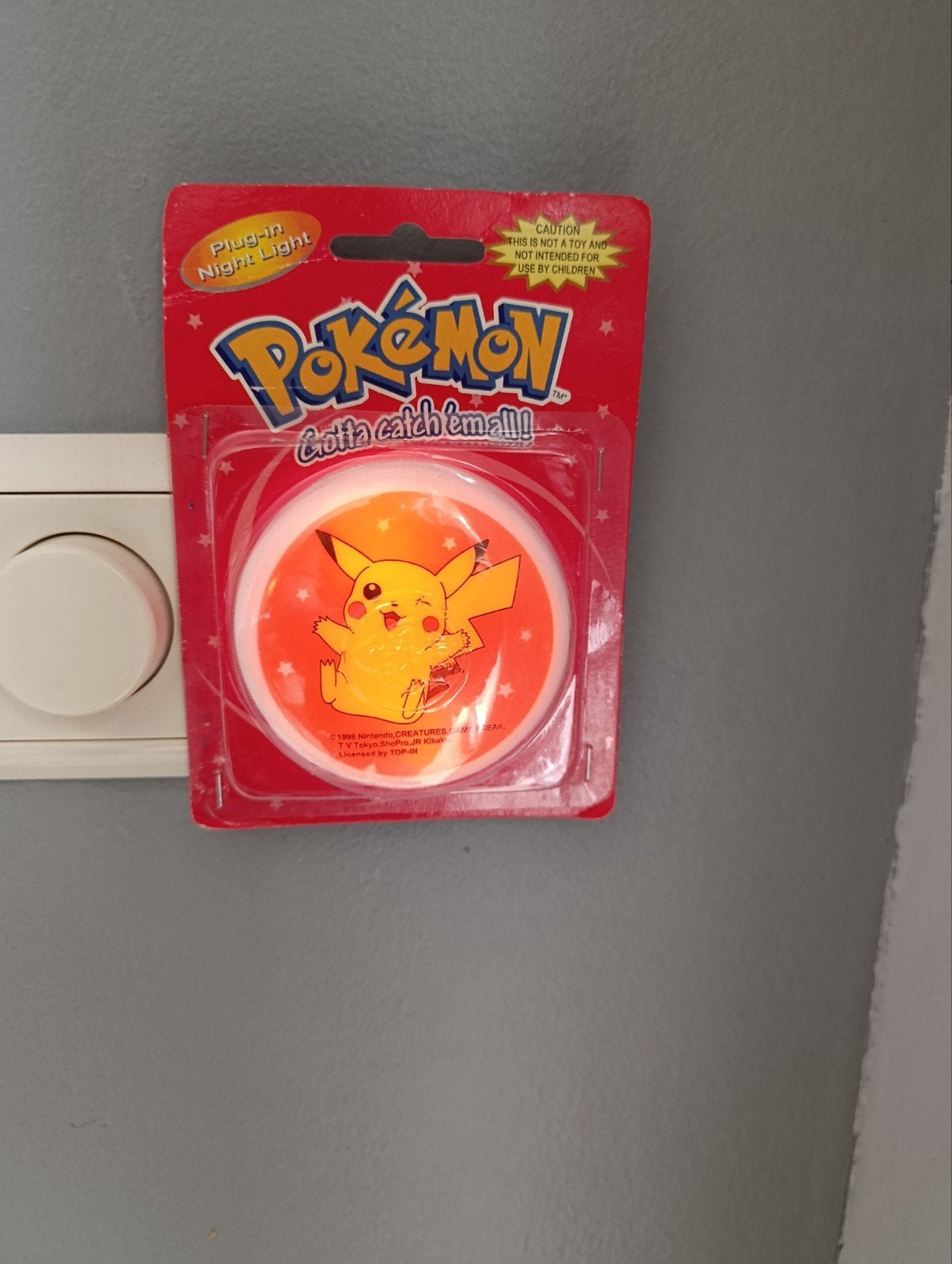 pokémon Pikachu lamp 1998, Ophalen of Verzenden