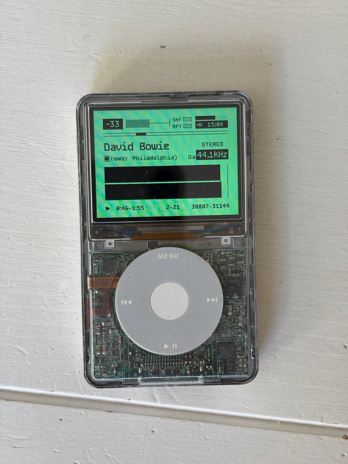 Apple iPod 5th gen | iFlash | 128GB CF | nieuwe accu, 40 GB en meer, Gebruikt, Ophalen of Verzenden, Overige kleuren